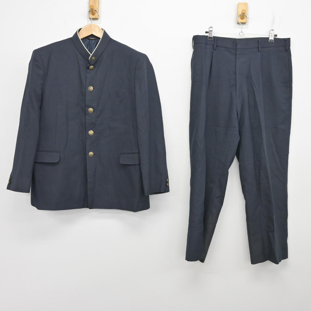 中古】群馬県 高崎工業高等学校 男子制服 2点 (学ラン・ズボン