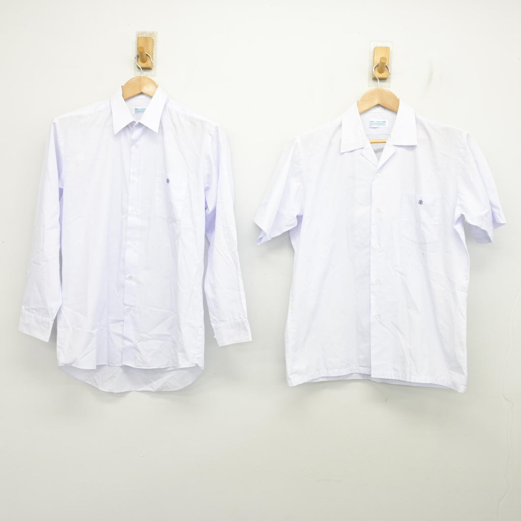 中古】群馬県 高崎工業高等学校 男子制服 2点 (シャツ・シャツ