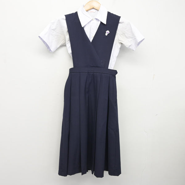 中古】和歌山県 和歌山信愛中学校・高等学校 女子制服 4点 (シャツ