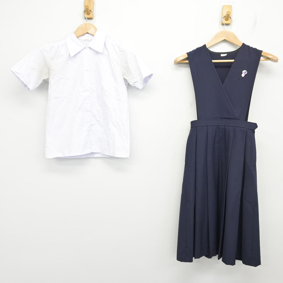 中古】和歌山県 和歌山信愛中学校・高等学校 女子制服 4点 (シャツ