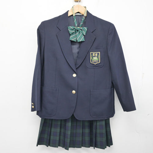 神村学園　ブレザー 中古】鹿児島県 神村学園高等部 女子制服 5点 (ブレザー・シャツ