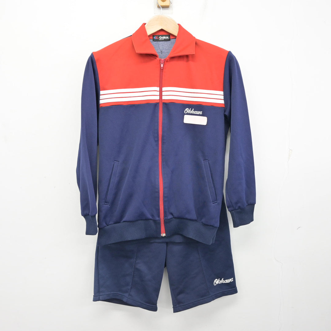 中古】愛知県 乙川中学校 女子制服 2点 (ジャージ 上・体操服 下
