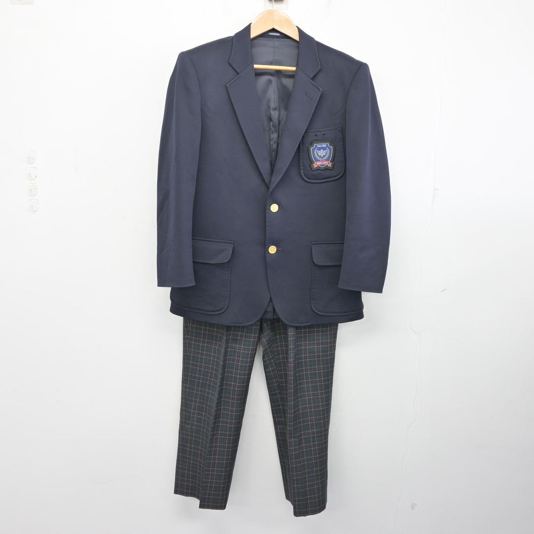 中古】奈良県 五條中学校 男子制服 2点 (ブレザー・ズボン) sf132790