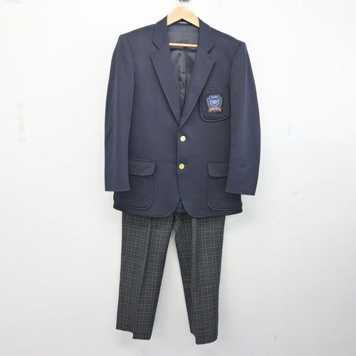 中古】広島県 祇園中学校/旧制服 男子制服 2点 (ブレザー・ズボン
