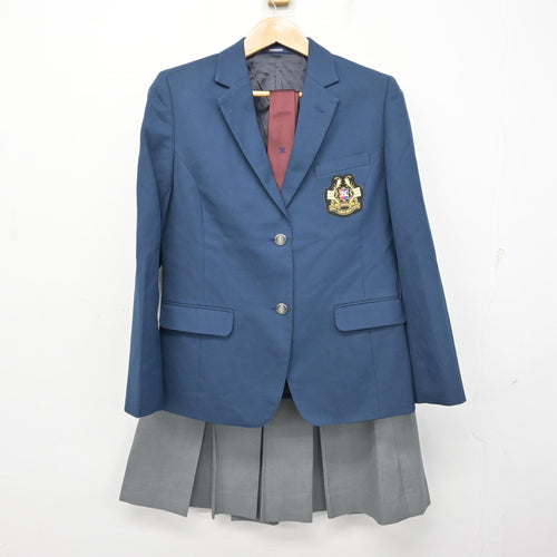 中古】栃木県 鹿沼市立東中学校 女子制服 4点 (ブレザー・シャツ