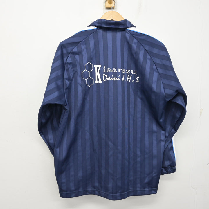 中古】千葉県 木更津第二中学校 女子制服 2点 (ジャージ 上・ジャージ 