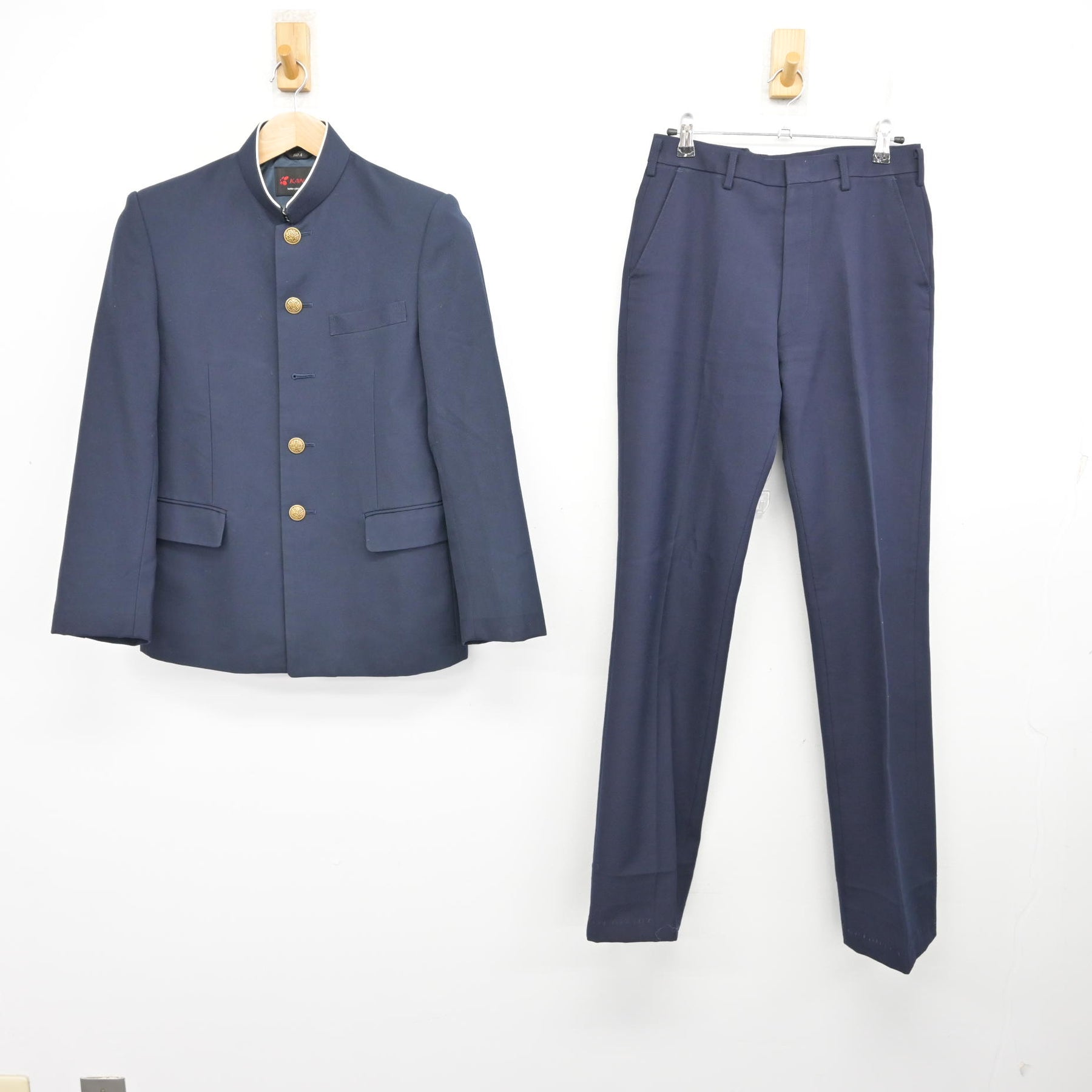 中古】北海道 宮の森中学校 男子制服 2点 (学ラン・ズボン) sf132904
