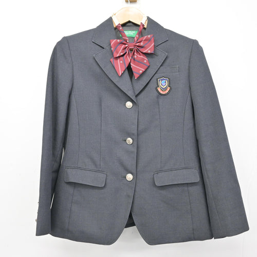 中古】兵庫県 尼崎市立尼崎高等学校 男子制服 1点 (ブレザー) sf116750