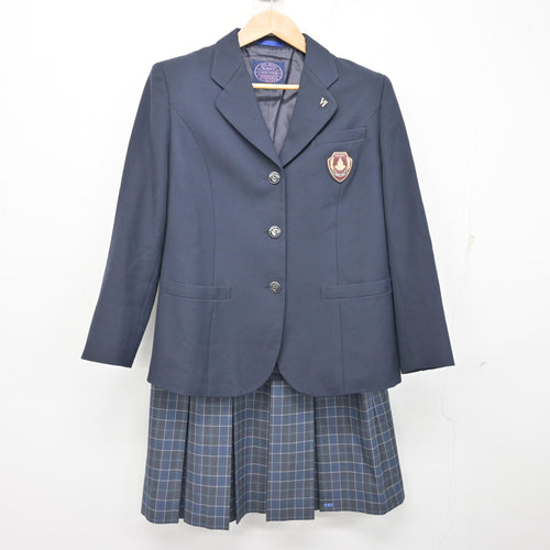 中古】北海道 平岡中央中学校 女子制服 5点 (ブレザー・ベスト