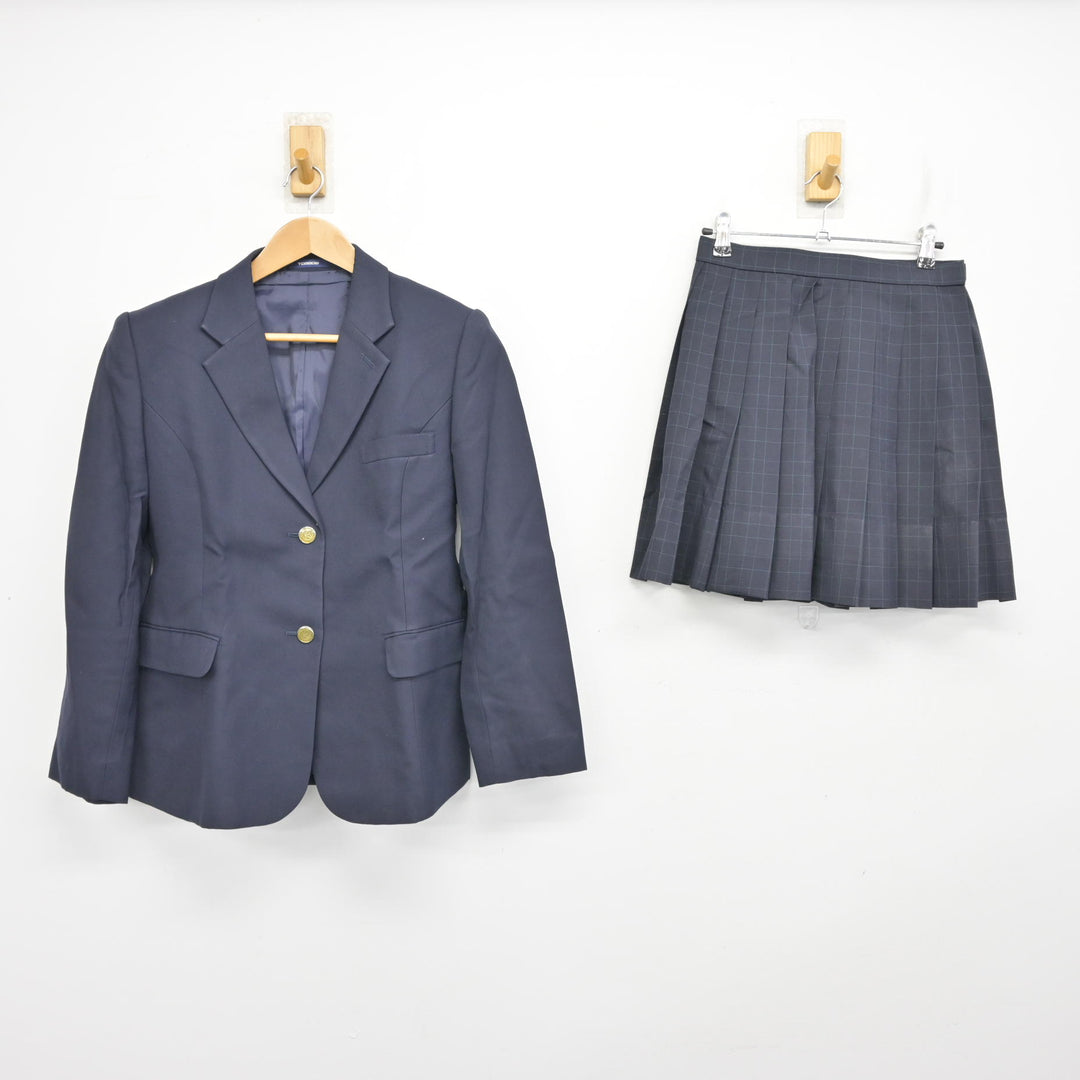 中古】神奈川県 港北高等学校 女子制服 2点 (ブレザー・スカート