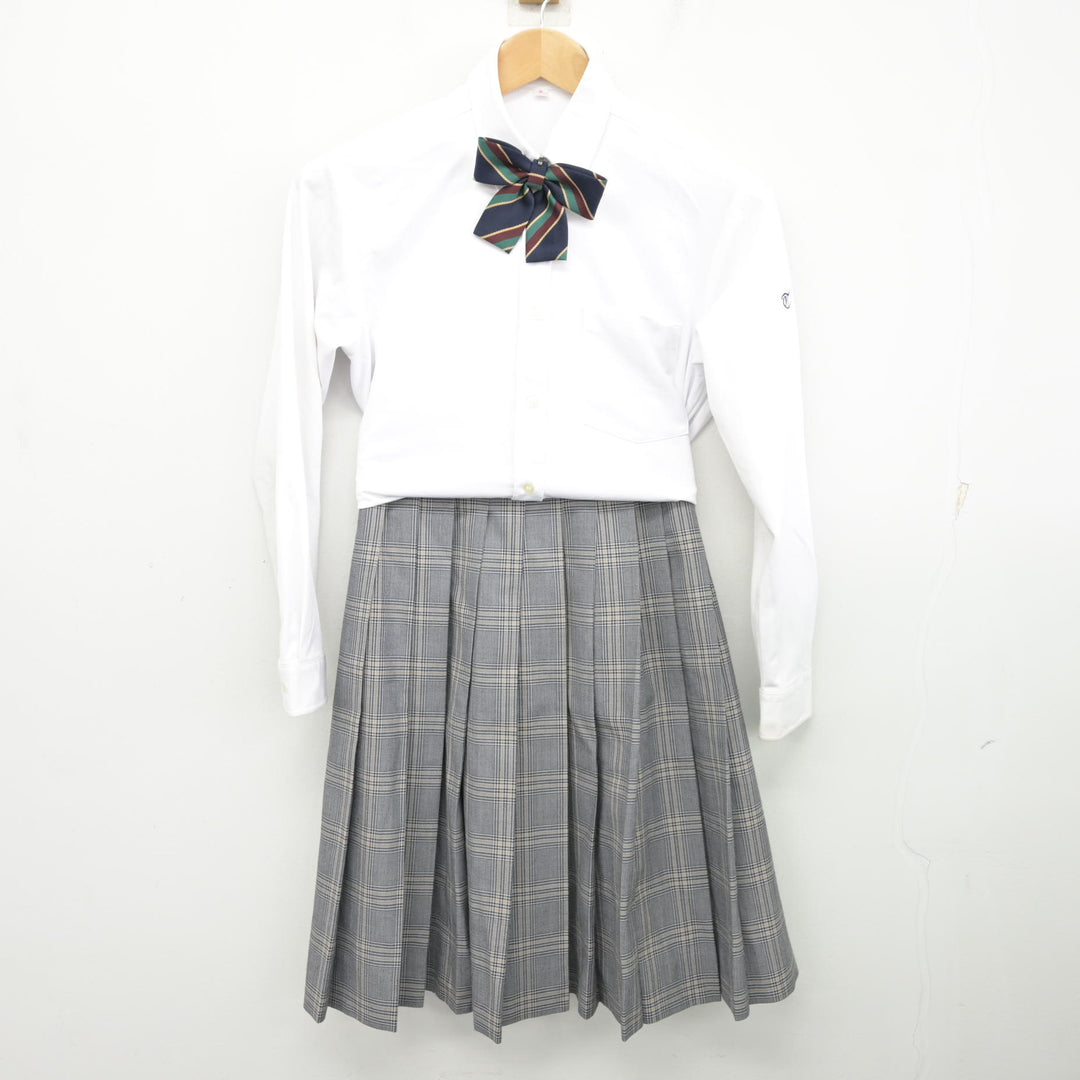 中古】愛知県 高浜高等学校 女子制服 4点 (ブレザー・シャツ・スカート