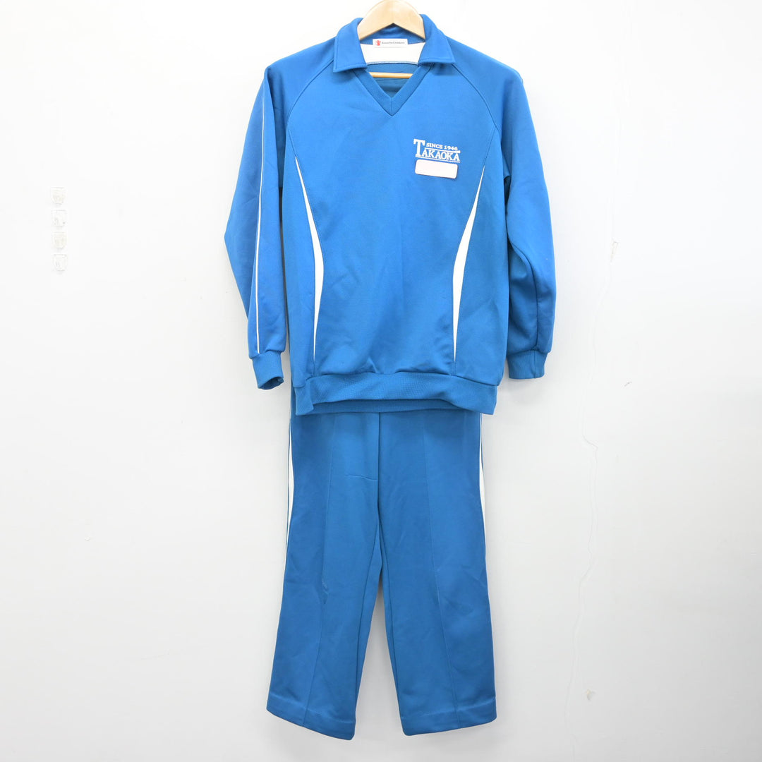 中古】愛知県 高岡中学校 女子制服 2点 (ジャージ 上・ジャージ 下