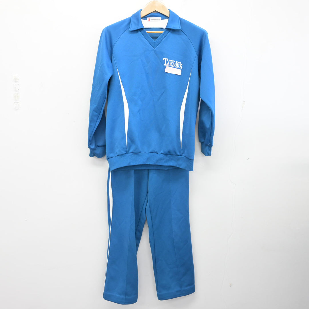 中古】愛知県 高岡中学校 女子制服 2点 (ジャージ 上・ジャージ 下