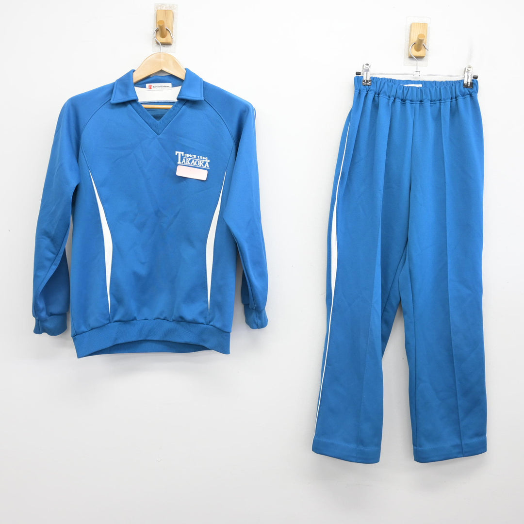 中古】愛知県 高岡中学校 女子制服 2点 (ジャージ 上・ジャージ 下