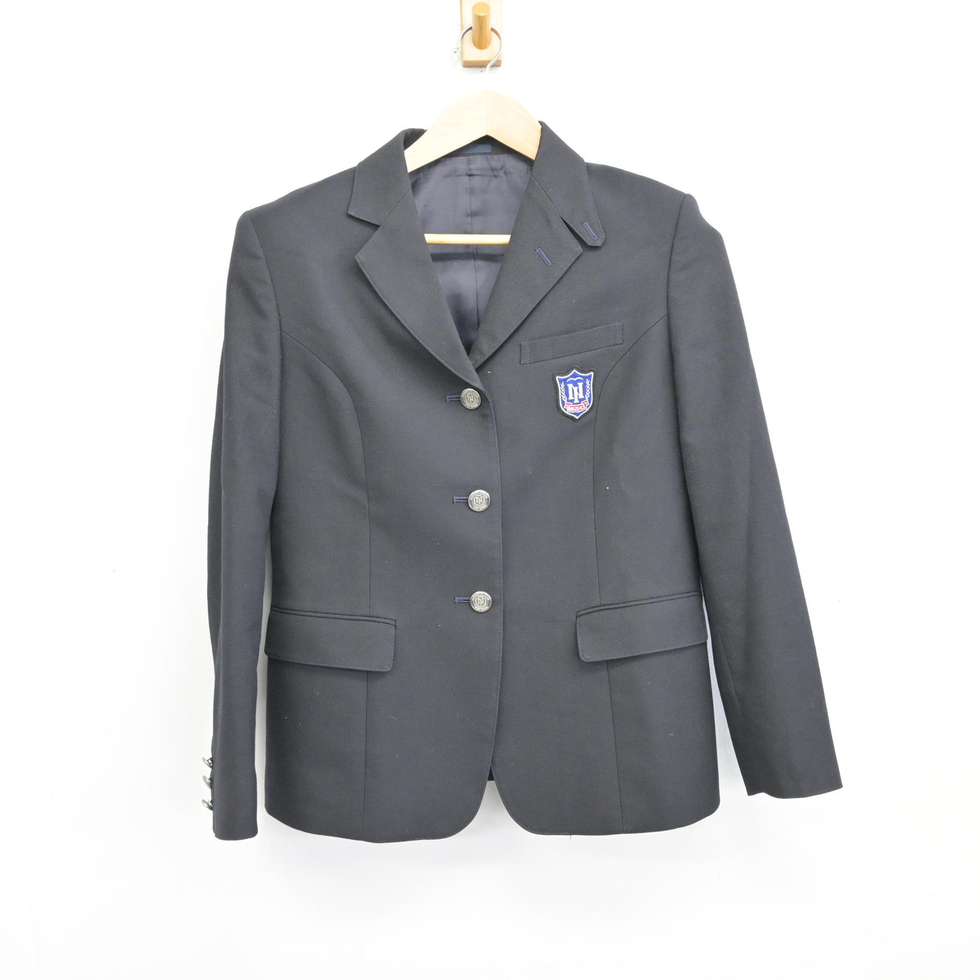 中古】兵庫県 西宮今津高等学校 女子制服 3点 (ブレザー・スカート 