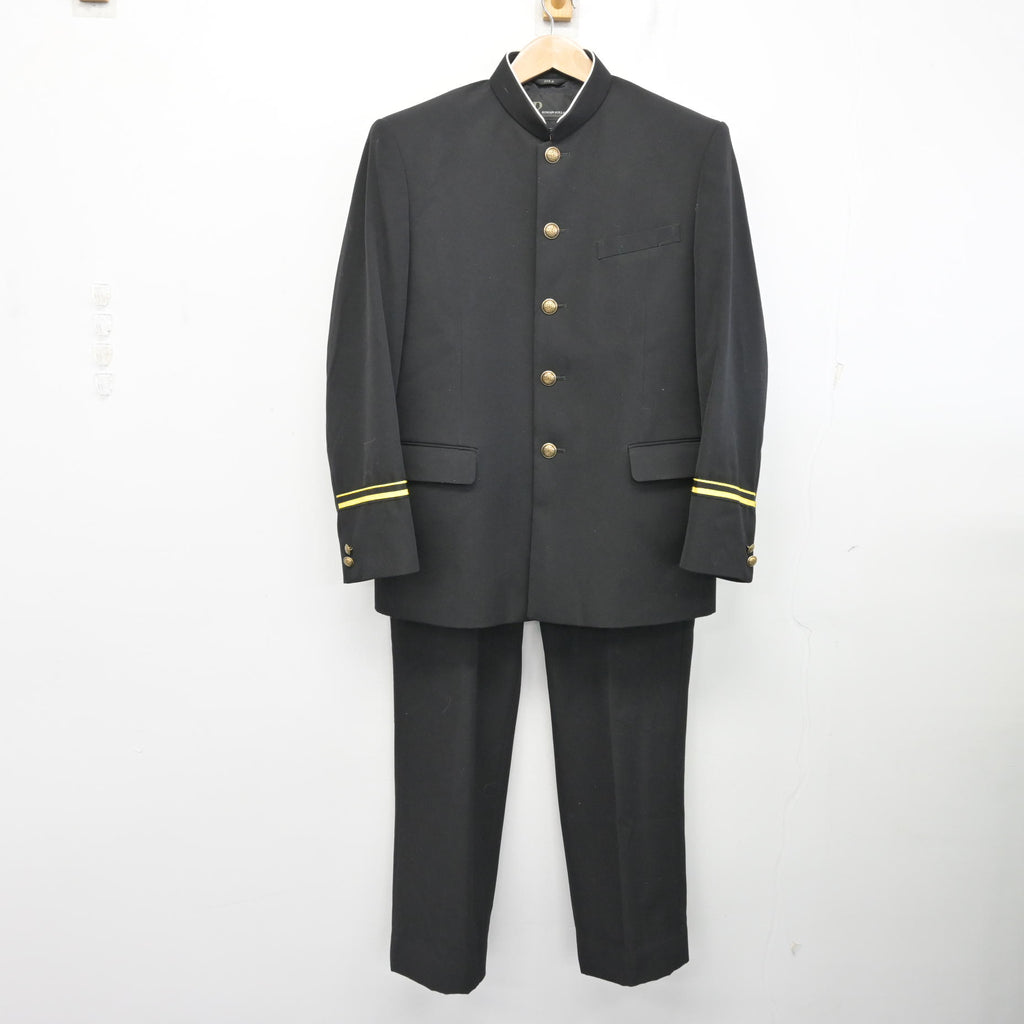 中古】熊本県 八代市立第四中学校 男子制服 2点 (学ラン・ズボン
