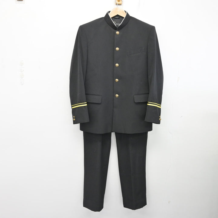 中古】熊本県 八代市立第四中学校 男子制服 2点 (学ラン・ズボン