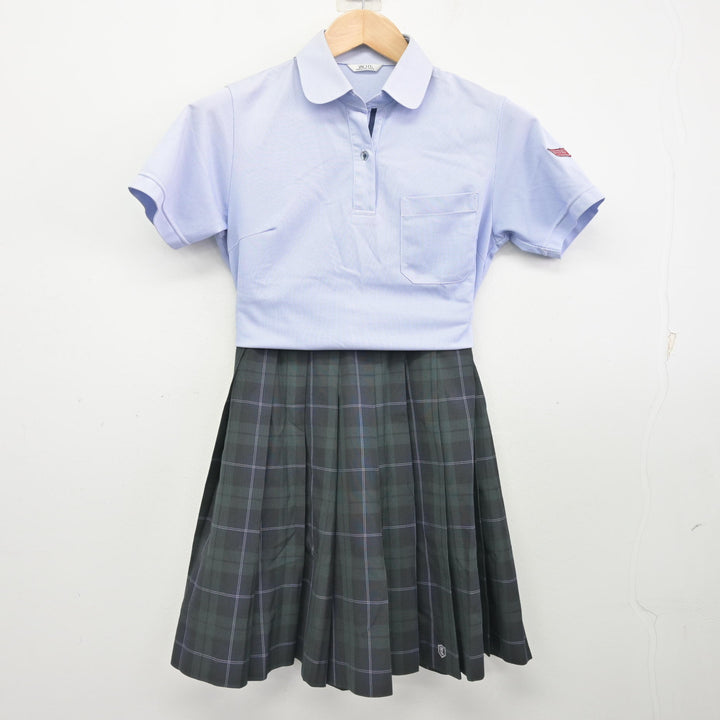 中古】愛知県 杜若高等学校 女子制服 4点 (ブラウス・シャツ・スカート