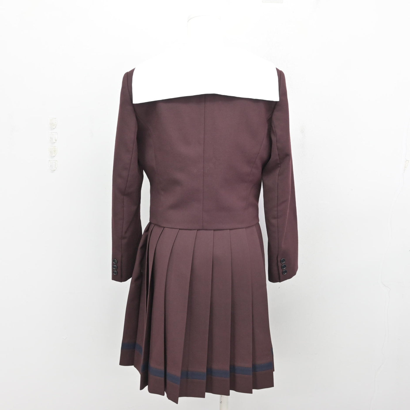 中古】群馬県 共愛学園中学校・高等学校 女子制服 4点 (ブレザー 