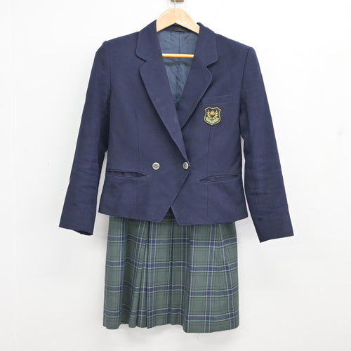 中古】鹿児島県 神村学園高等部 女子制服 5点 (ブレザー・シャツ