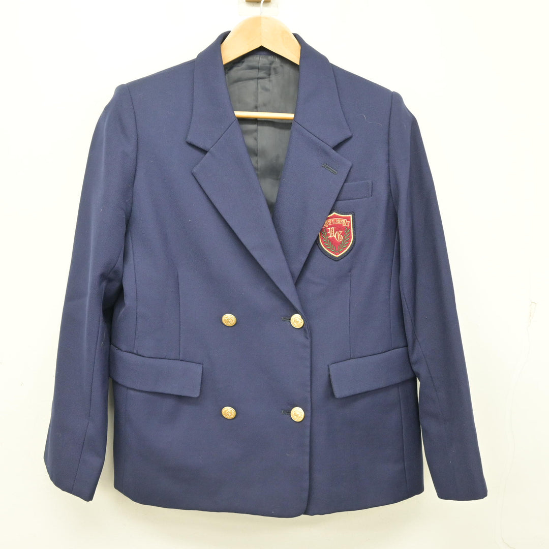 中古】埼玉県 浦和学院高等学校 女子制服 3点 (ブレザー・スカート