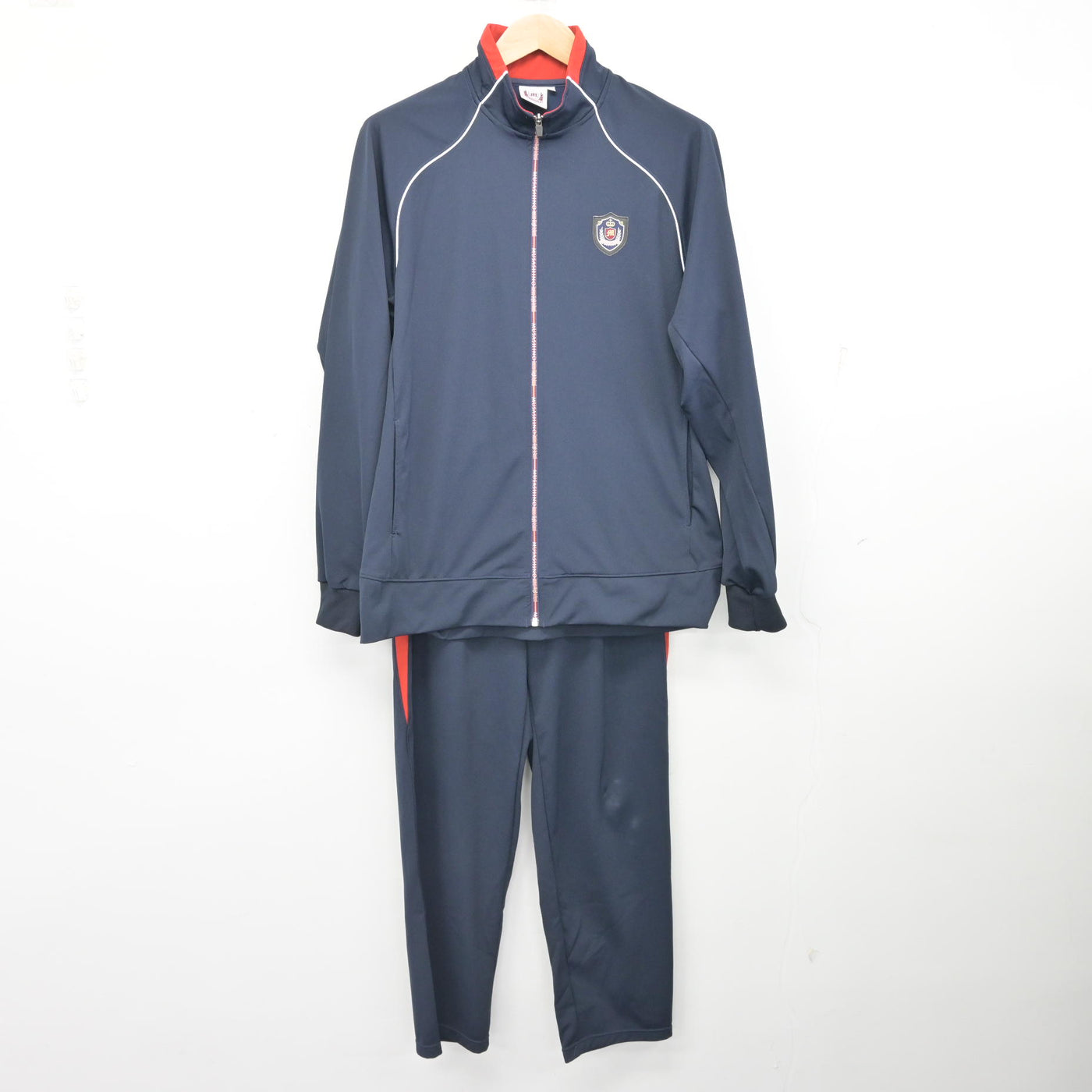 中古】東京都 武蔵野高等学校 男子制服 2点 (ジャージ 上・ジャージ 下 