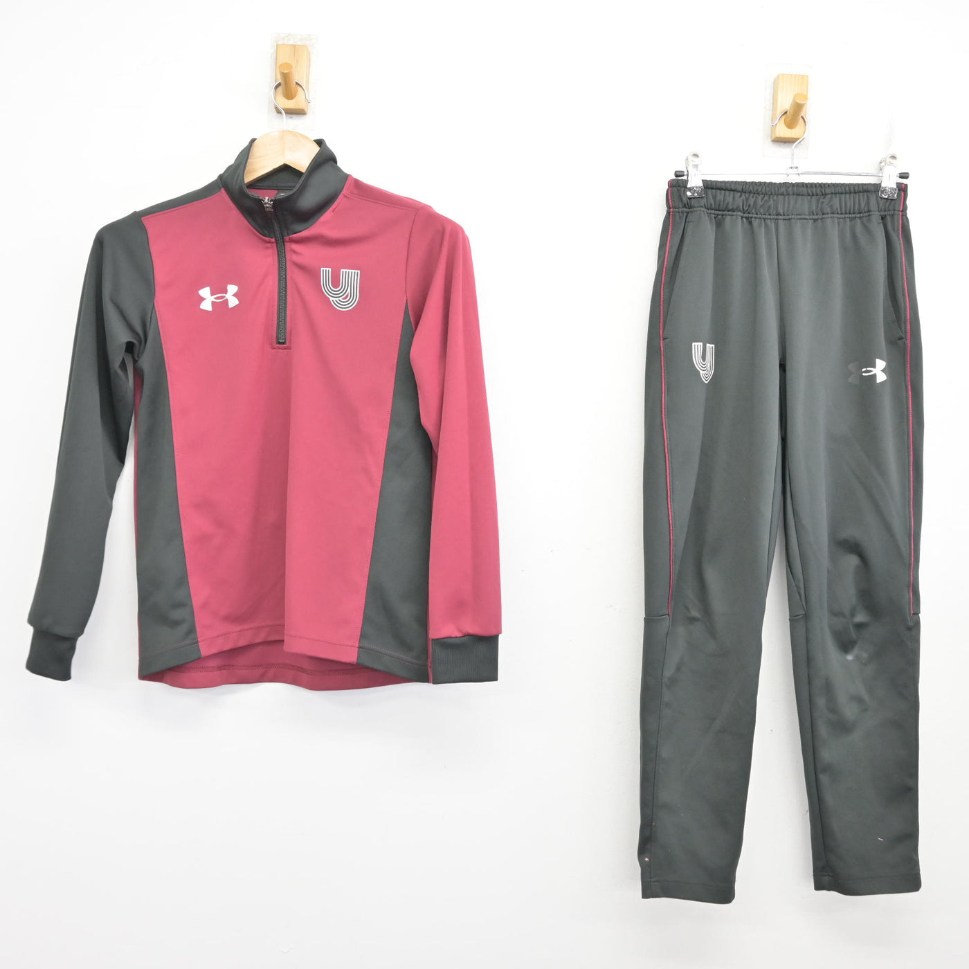 PUMA 浦和実業高校サッカー部　ジャージ 中古】埼玉県 浦和実業学園中学校 男子制服 2点 (ジャージ 上