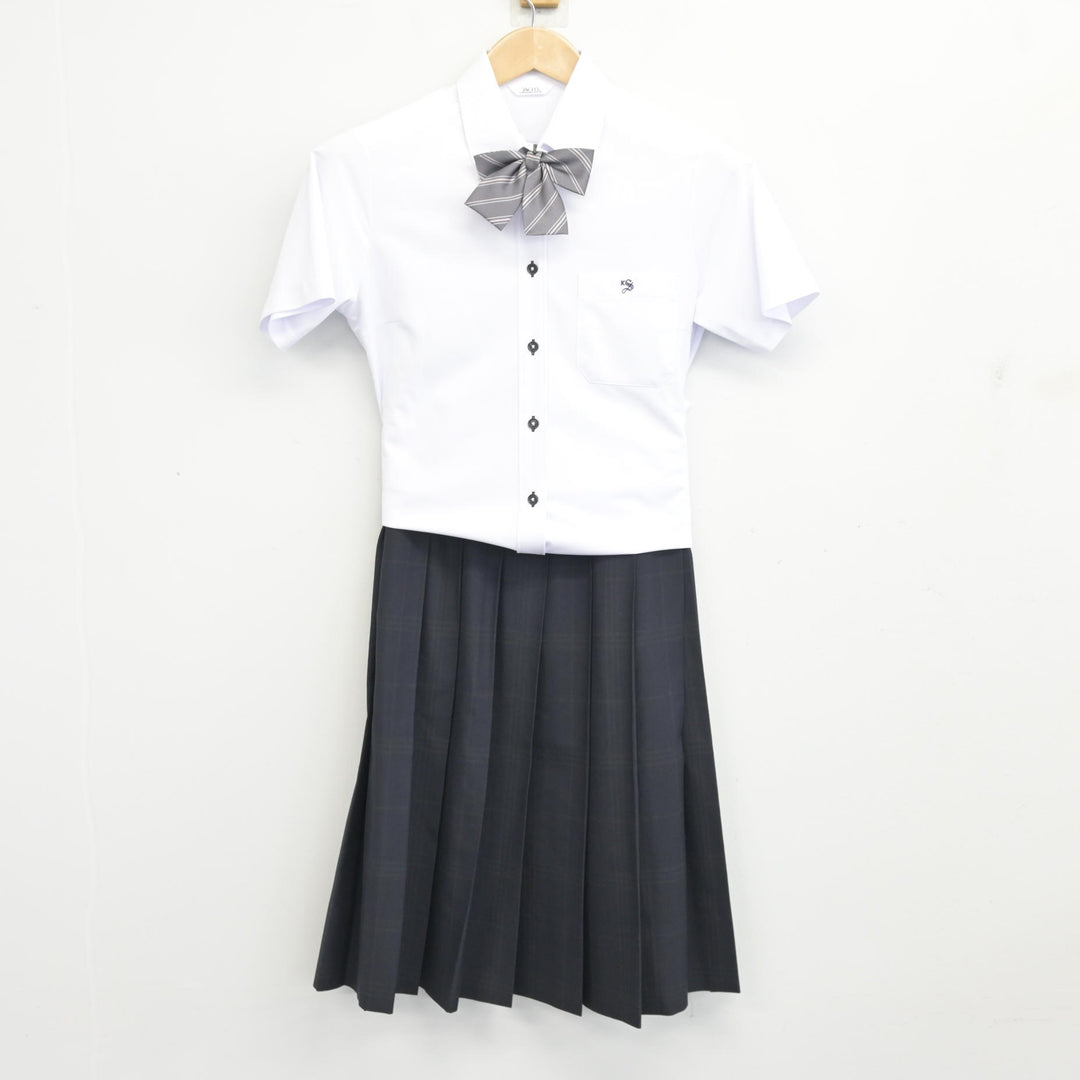 中古】京都府 京都すばる高等学校 女子制服 4点 (ニットベスト・シャツ 中古】京都府 京都すばる高等学校 女子制服 4点 (ニットベスト・シャツ