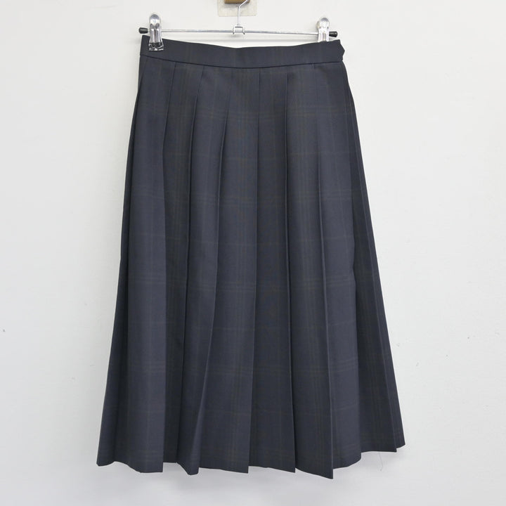 中古】京都府 京都すばる高等学校 女子制服 4点 (ニットベスト・シャツ 