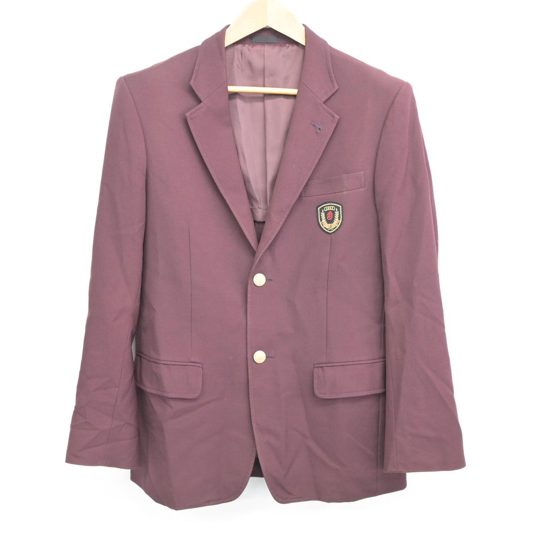 中古】茨城県 常総学院高等学校 男子制服 5点 (ブレザー・ズボン 