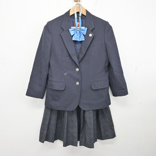中古】 クラーク記念国際高等学校 女子制服 4点 (ブレザー・シャツ