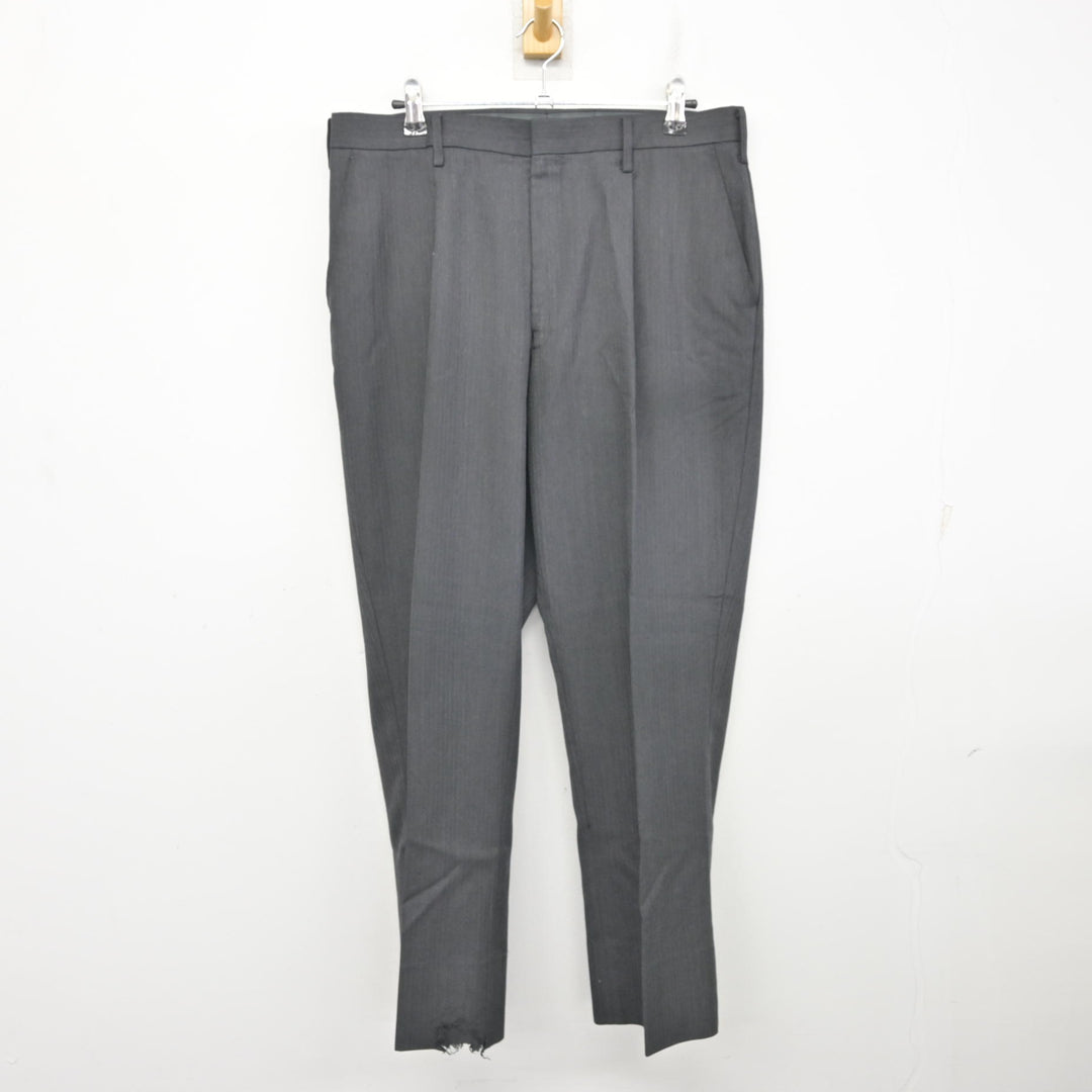 中古】千葉県 松戸馬橋高等学校 男子制服 4点 (ブレザー・ニット