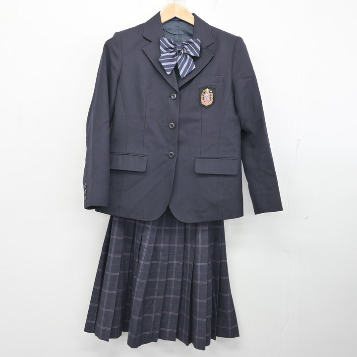 中古】千葉県 秀明八千代高等学校 女子制服 3点 (ブレザー・スカート