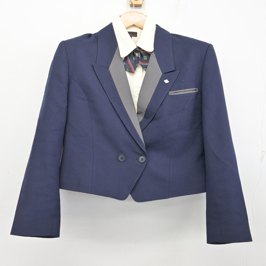 中古】北海道 札幌国際情報高等学校 女子制服 4点 (ブレザー・シャツ 中古】北海道 札幌国際情報高等学校 女子制服 4点 (ブレザー・シャツ