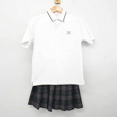 中古】宮城県 仙台大学附属明成高等学校 女子制服 3点 (シャツ 