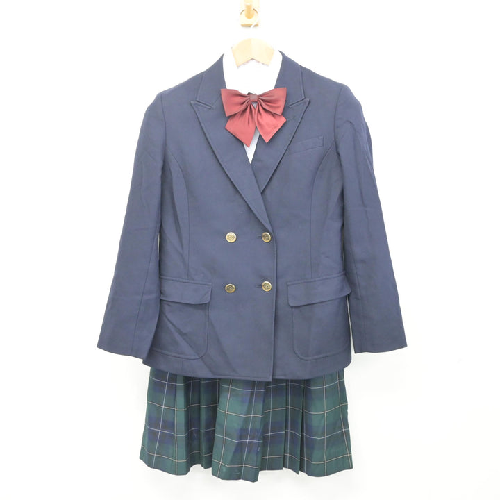 中古】北海道 札幌第一高等学校 女子制服 5点 (ブレザー・シャツ 