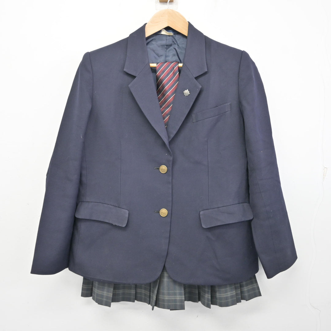 中古】東京都 豊島高等学校/旧制服 女子制服 5点 (ブレザー・スカート