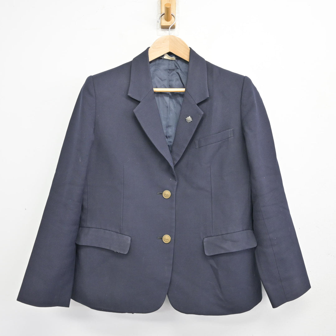 中古】東京都 豊島高等学校/旧制服 女子制服 5点 (ブレザー・スカート