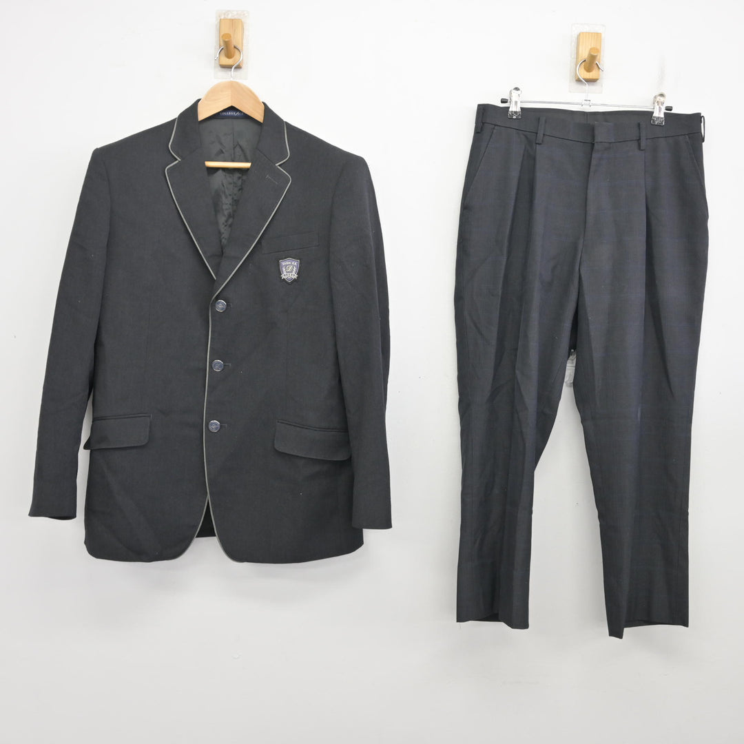 中古】神奈川県 大師高等学校 男子制服 3点 (ブレザー・ズボン