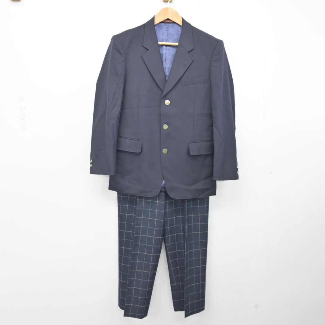 中古】群馬県 高崎商科大学附属高等学校 男子制服 3点 (ブレザー