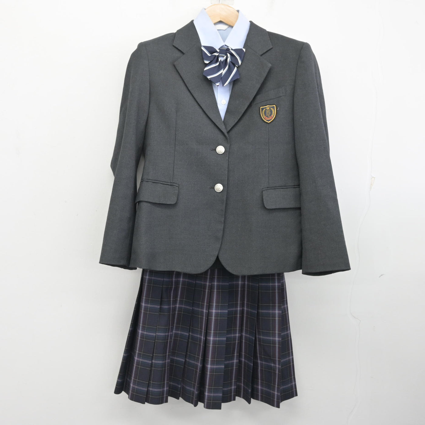 中古】埼玉県 細田学園高等学校/旧制服 女子制服 4点 (ブレザー 