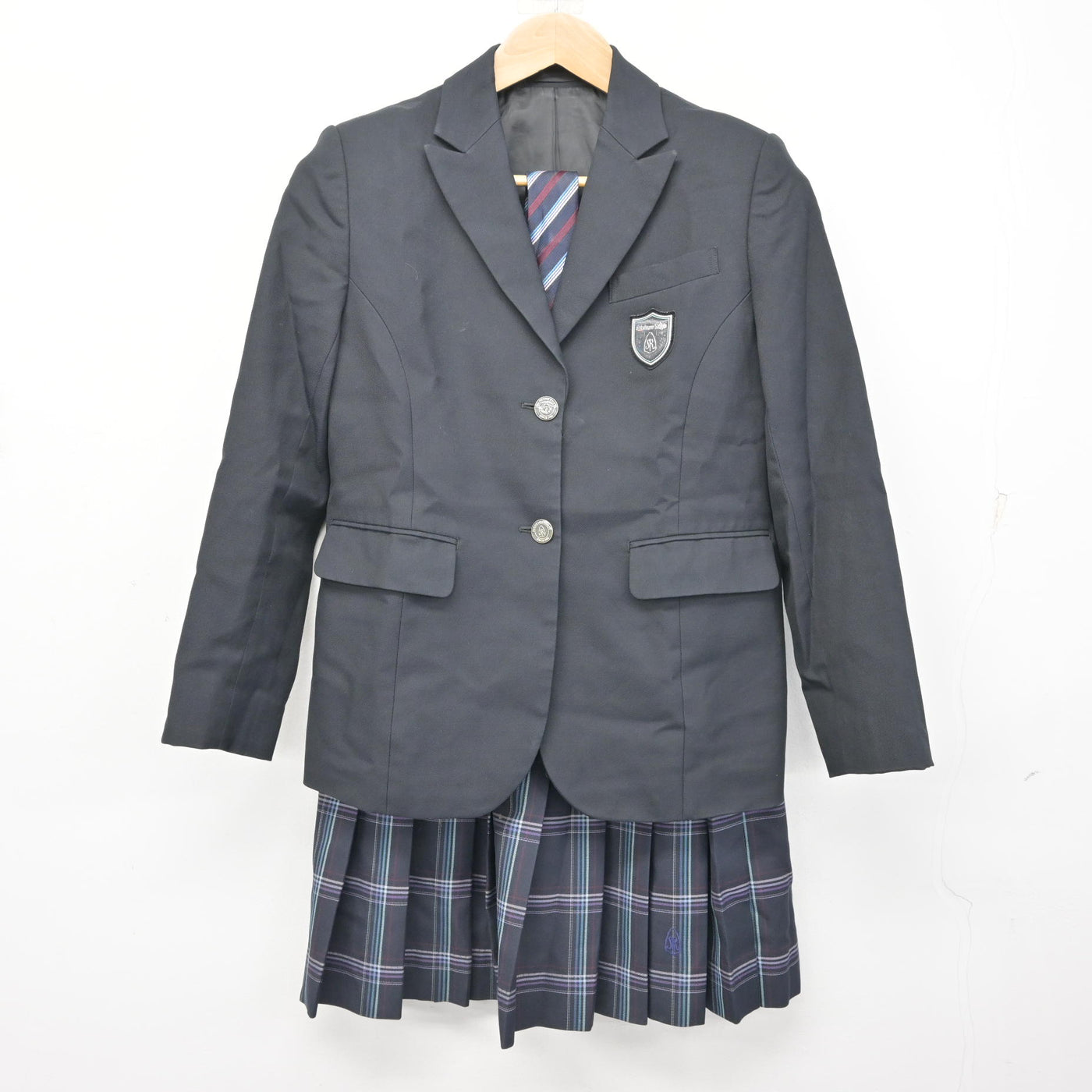 中古】神奈川県 横浜翠陵高等学校 女子制服 3点 (ブレザー・スカート
