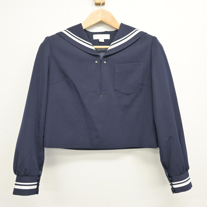 土佐女子高校　校章　中古 中古】高知県 土佐女子高等学校 女子制服 2点 (セーラー服・スカート