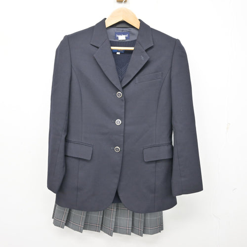 中古】 飛鳥未来高等学校 女子制服 3点 (ブレザー・スカート) sf132947