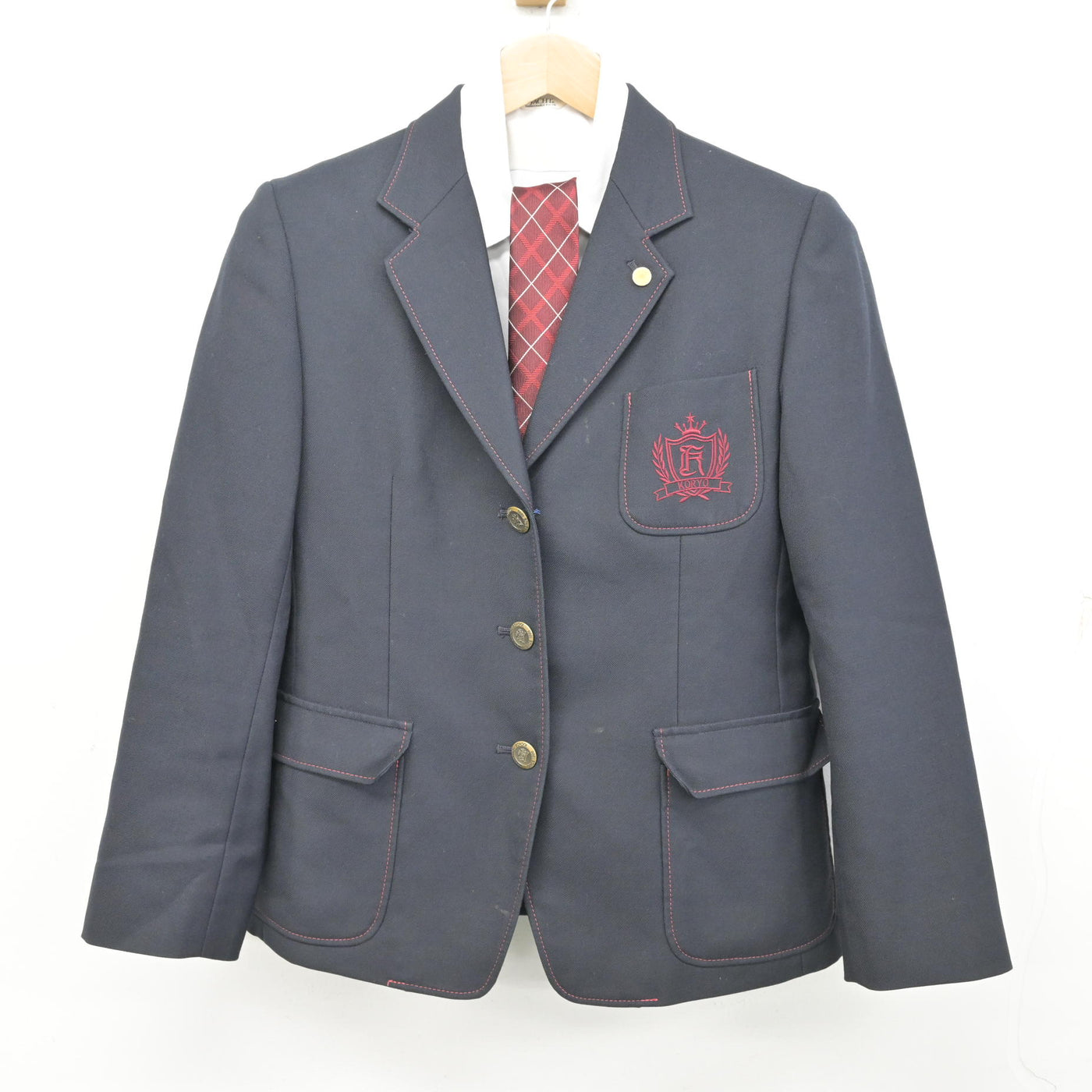 中古】広島県 広陵高等学校 女子制服 4点 (ブレザー・シャツ) sf134189 