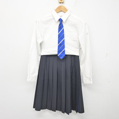 中古】 飛鳥未来高等学校 女子制服 2点 (ニット・スカート) sf132948