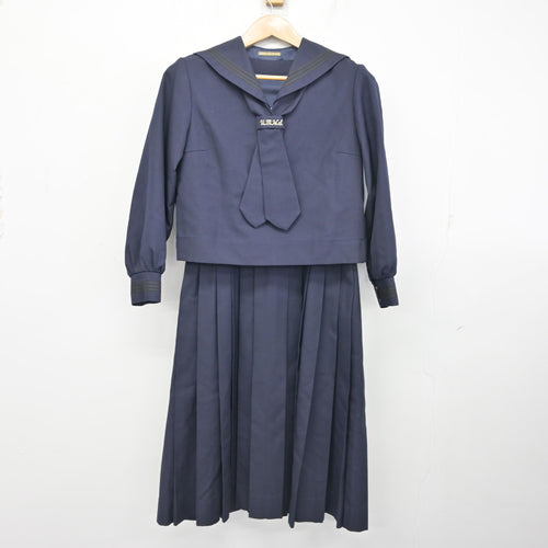 中古】 飛鳥未来高等学校 女子制服 4点 (ブレザー・ニット・スカート