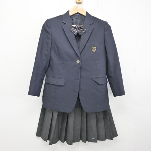 中古】新潟県 五十嵐中学校 女子制服 4点 (ブレザー・ジャンパー