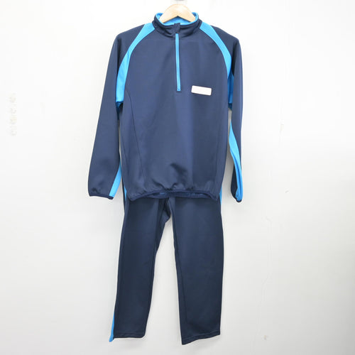 中古】滋賀県 野洲高等学校 女子制服 2点 (ジャージ 上・ジャージ 下