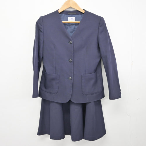 中古】北海道 札幌国際情報高等学校 女子制服 4点 (ブレザー・シャツ